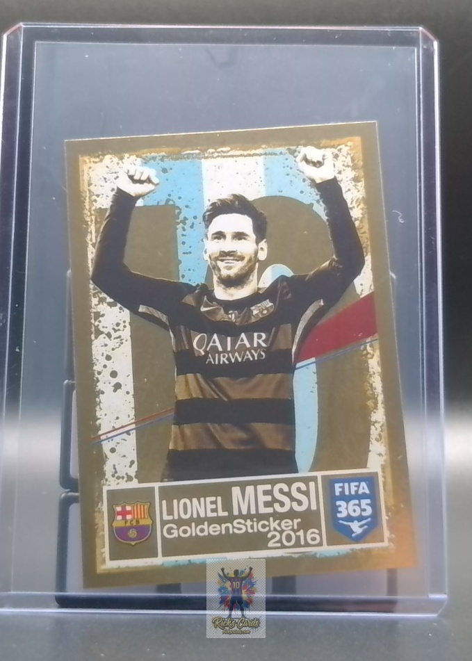 2016 Panini FIFA 365 Messi Golden Sticker 1511011
