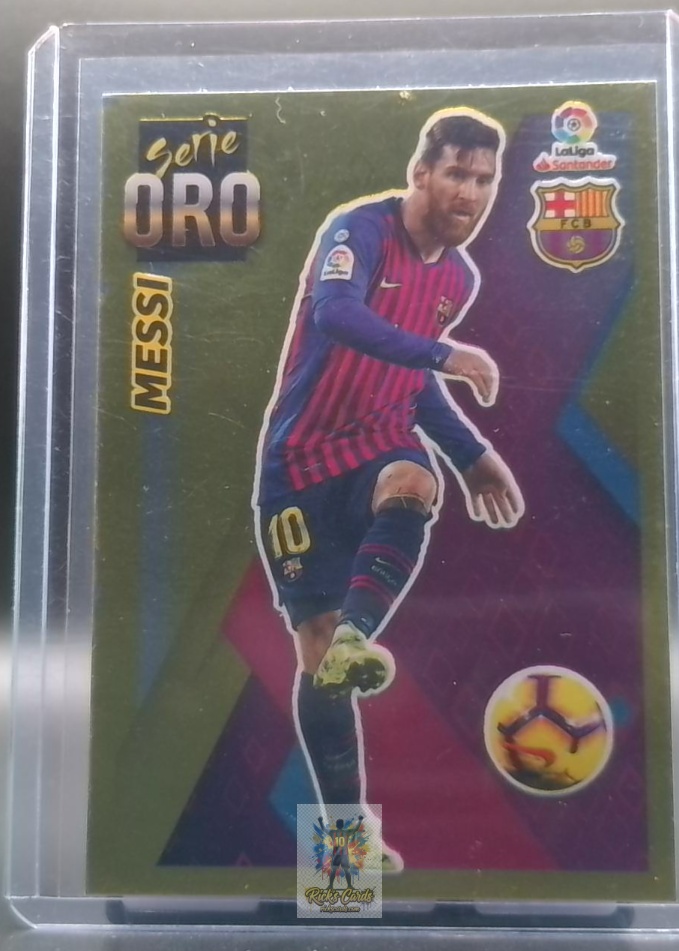  2019-20 Panini Colecciones Este La Liga Lionel Messi Serie Oro sticker (#No 5). 519